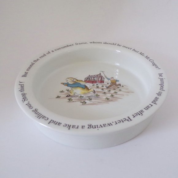 Vintage Peter Rabbit Wedgwood 3 Piece Child Porridge Set  2862 - Picture 3 of 10